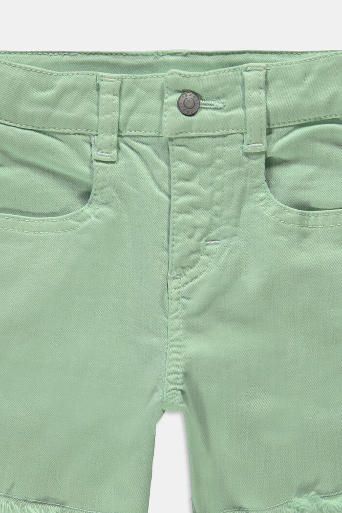 Made of recycled material: shorts with an adjustable waistband, PISTACCHIO GREEN, detail image number 2