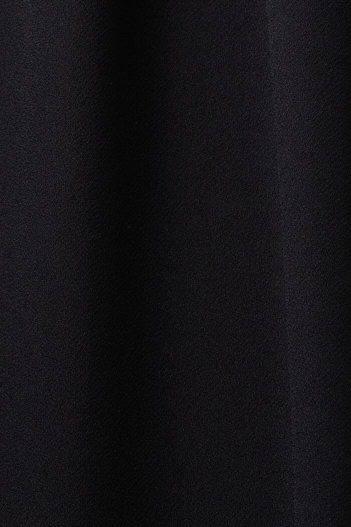 Lace-Trim Mini Dress, BLACK, detail image number 6