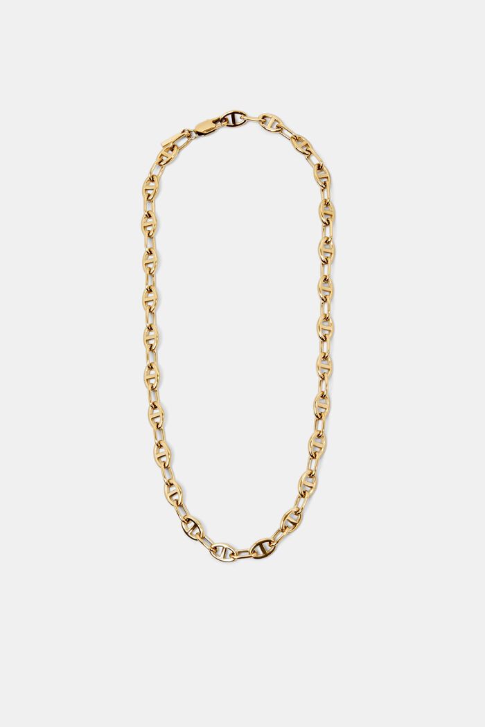Chain necklace, stainless steel, GOLD, detail image number 0