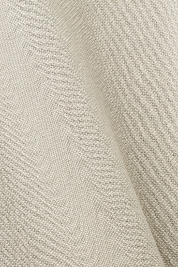 Organic Cotton-Blend Wide-Leg Trousers, LIGHT GREY, detail image number 5