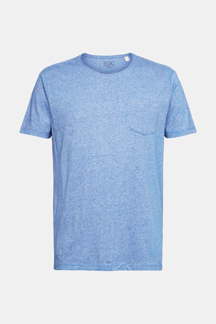 Recycled: melange jersey T-shirt, BLUE, detail image number 2