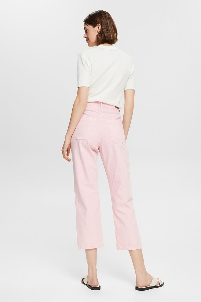 Containing hemp: straight-leg trousers, LIGHT PINK, detail image number 3