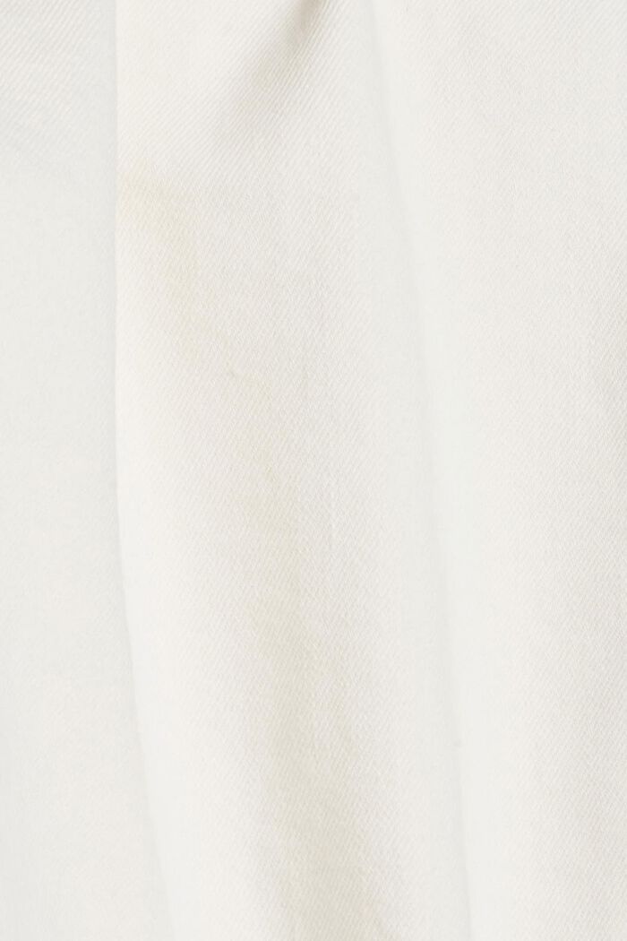 Cotton jeans with a straight leg, OFF WHITE, detail image number 4