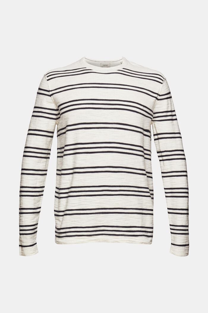 Striped jumper, OFF WHITE, overview
