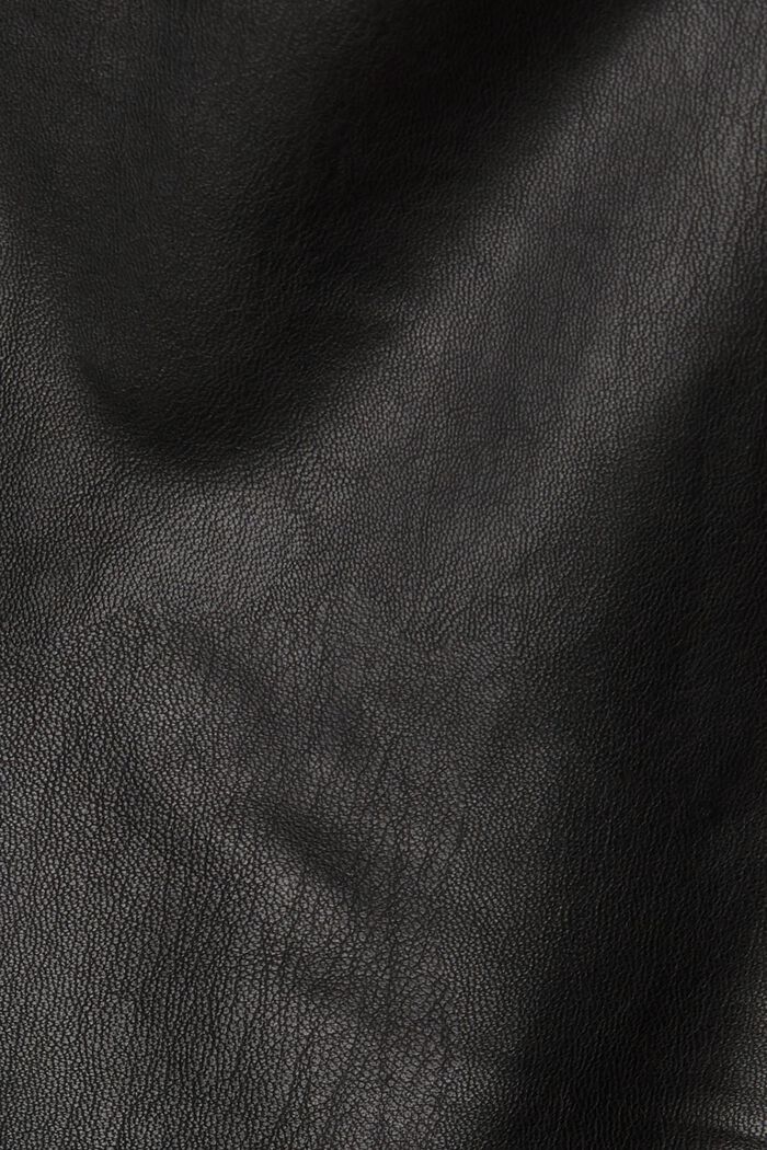 Faux leather trousers, BLACK, detail image number 4