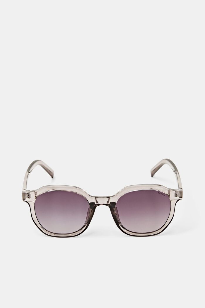 Round Frame Sunglasses, GREY, detail image number 2