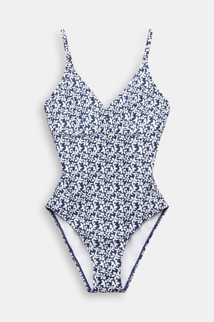 Printed Swimsuit, NAVY, detail image number 5