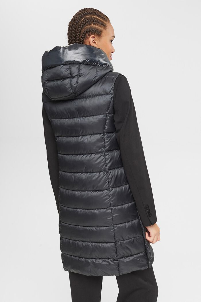 Long quilted body warmer with 3M™ Thinsulate™, BLACK, detail image number 4