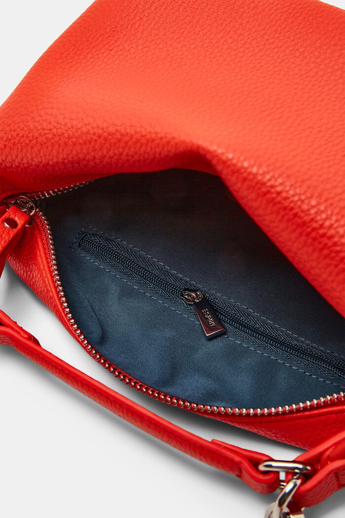 Mini Vegan Leather Bag, BRIGHT ORANGE, detail image number 3