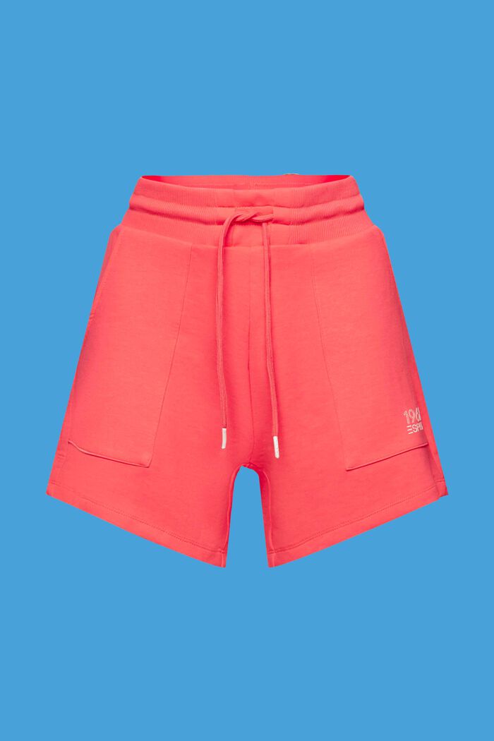 Recycled: sports sweat shorts, CORAL, detail image number 5