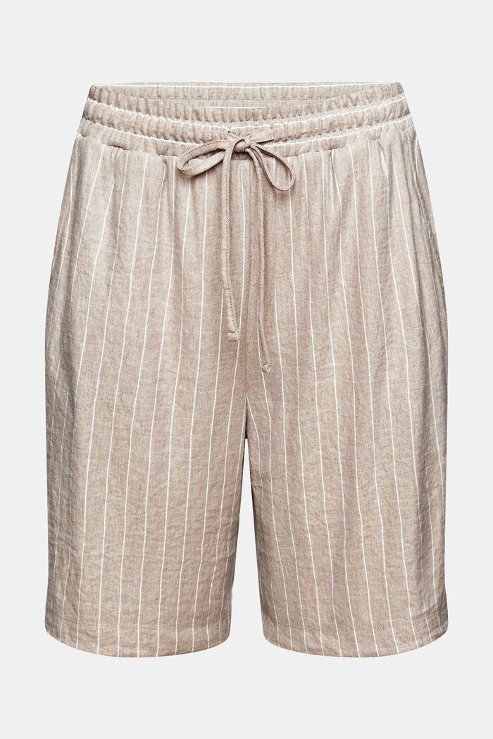 Striped shorts, TAUPE, detail image number 7