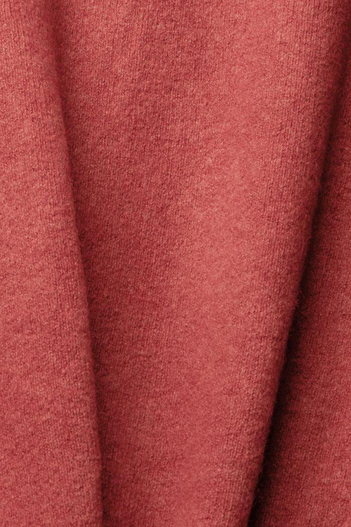 Wool blend cardigan, TERRACOTTA, detail image number 1