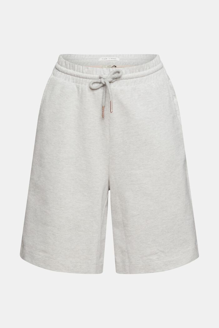 Sweat shorts made of organic cotton, LIGHT GREY, detail image number 6