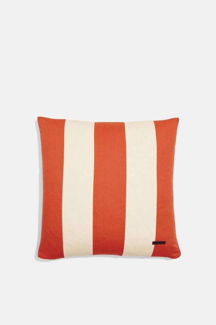Striped cushion cover made of 100% cotton