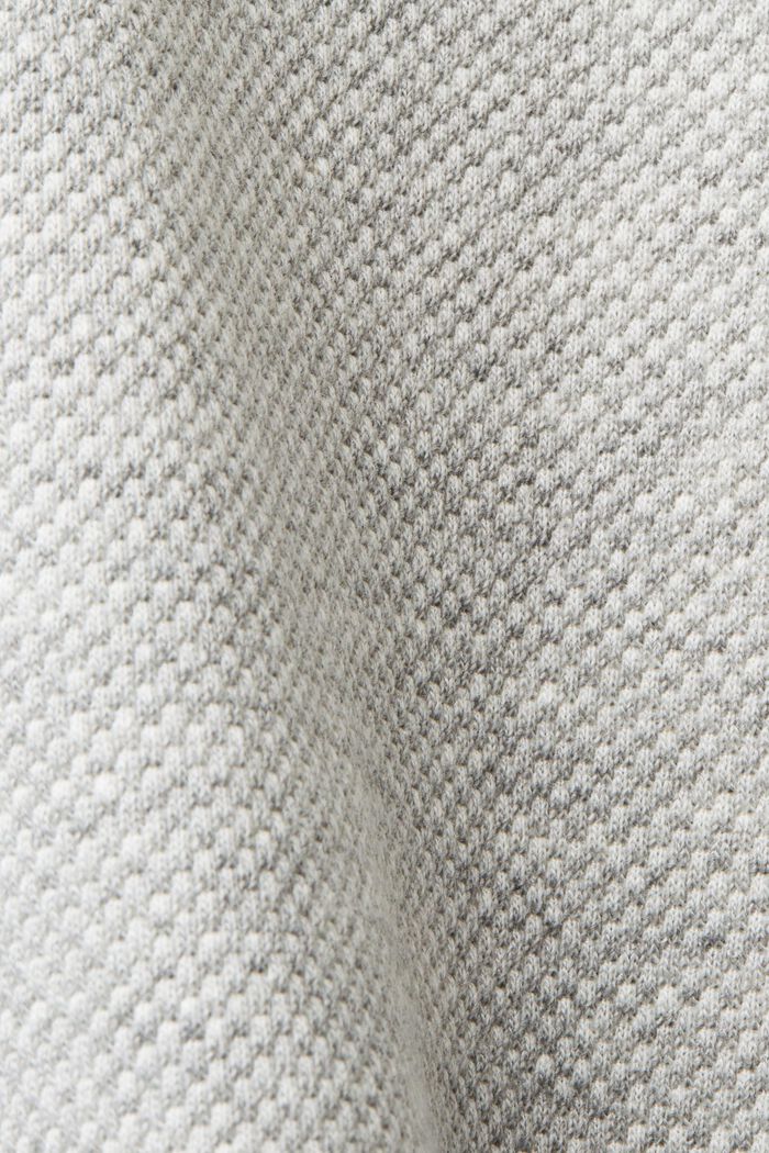Sleeveless Cord Detail Hooded Sweatshirt, LIGHT GREY, detail image number 6