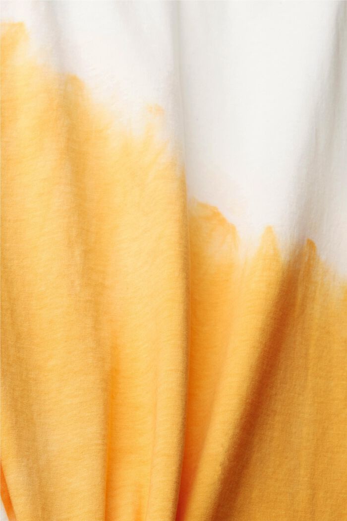 Jersey T-shirt with a batik dye, SUNFLOWER YELLOW, detail image number 4