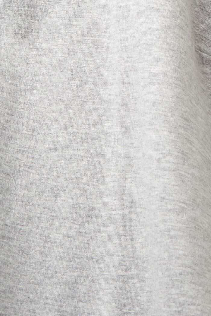 Tank top with keyhole detail, 100% cotton, LIGHT GREY, detail image number 5