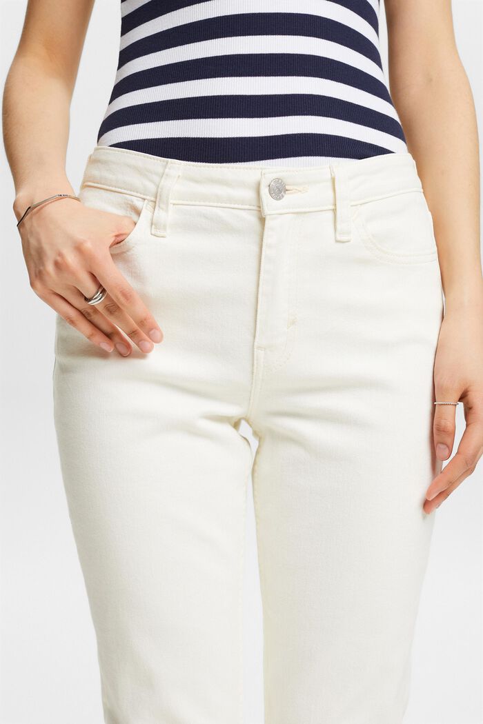 High-Rise Bootcut Jeans, OFF WHITE, detail image number 4