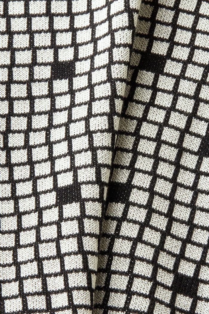Jacquard Crewneck Sweatshirt, BLACK, detail image number 5