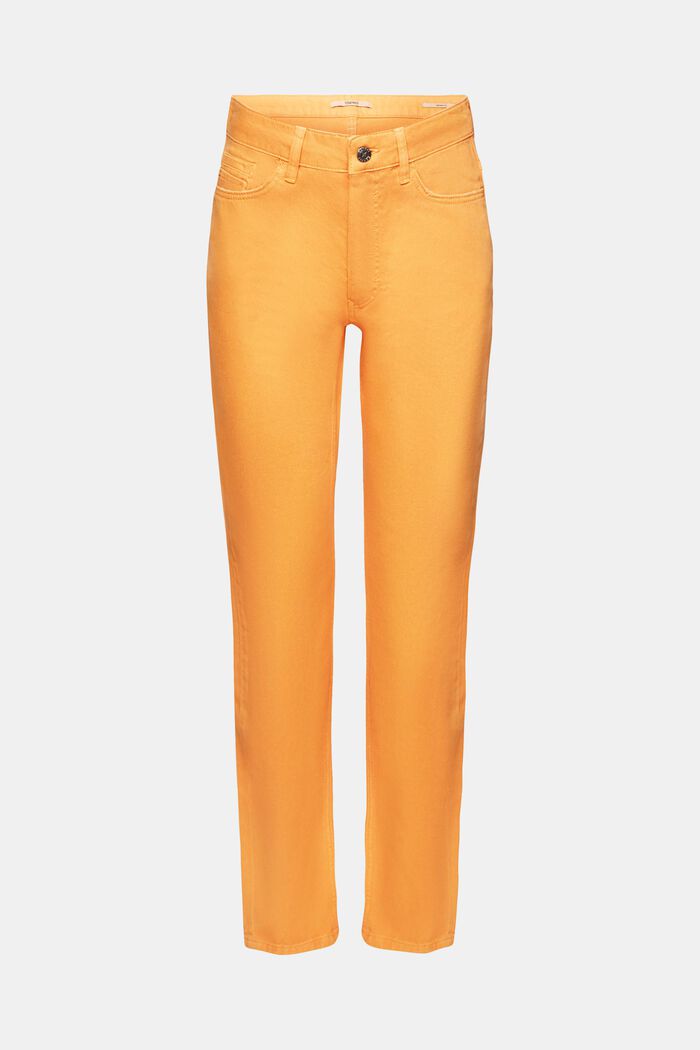 Mom fit twill trousers, GOLDEN ORANGE, detail image number 5