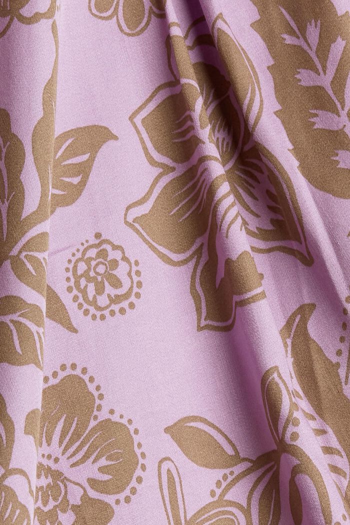Floral print blouse, LENZING™ ECOVERO™, LILAC, detail image number 4