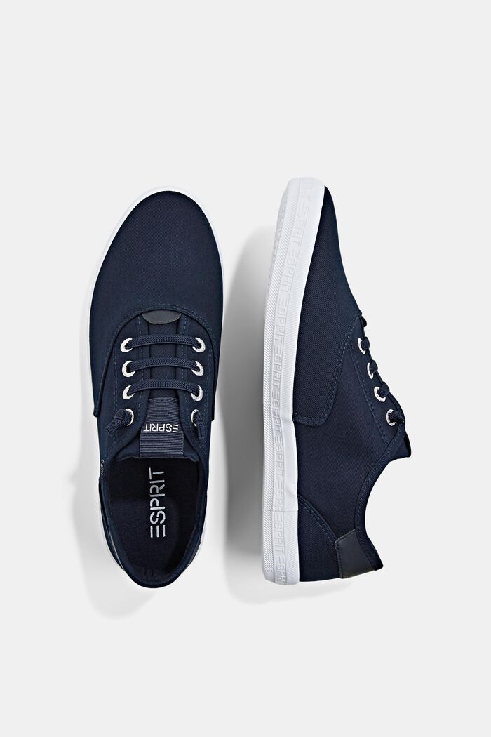 Trainers with stretchy laces, NAVY, detail image number 1