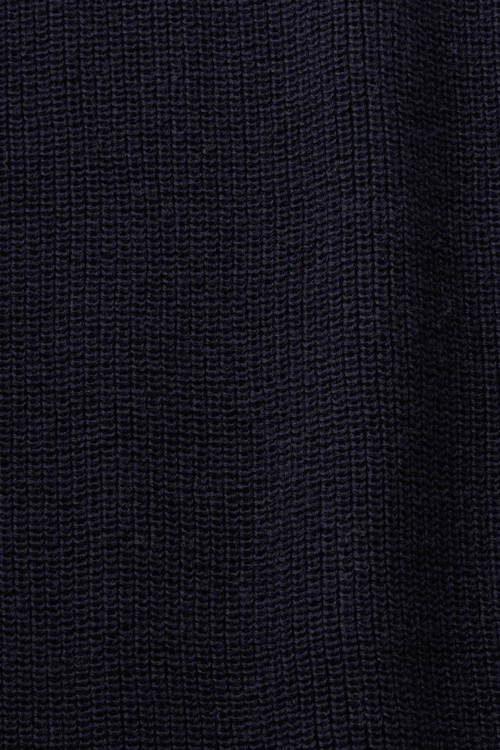 Batwing Rib-Knit Sweater, NAVY, detail image number 4