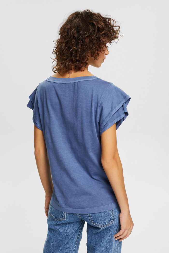 T-shirt made of 100% organic cotton, BLUE LAVENDER, detail image number 3