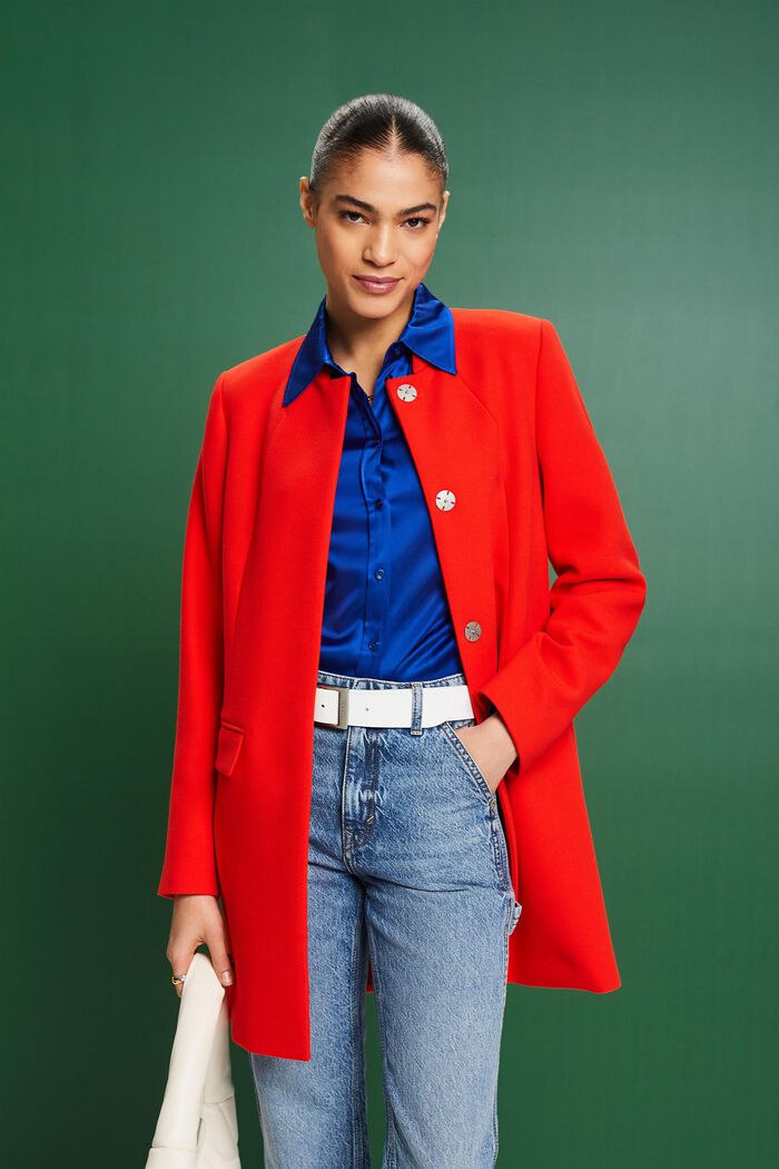 Blazer Coat, RED, detail image number 0