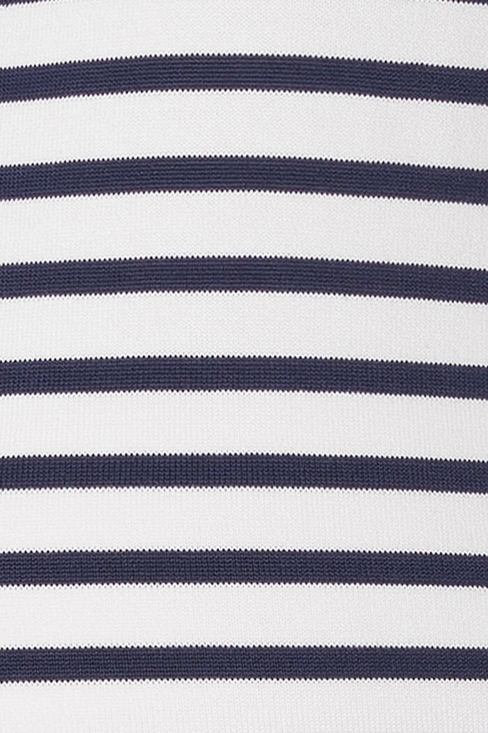 Organic Cotton Striped Maternity Sweater, BRIGHT WHITE, detail image number 4