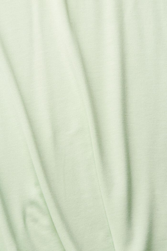 Pyjamas with lace details, LENZING™ ECOVERO™, LIGHT GREEN, detail image number 4