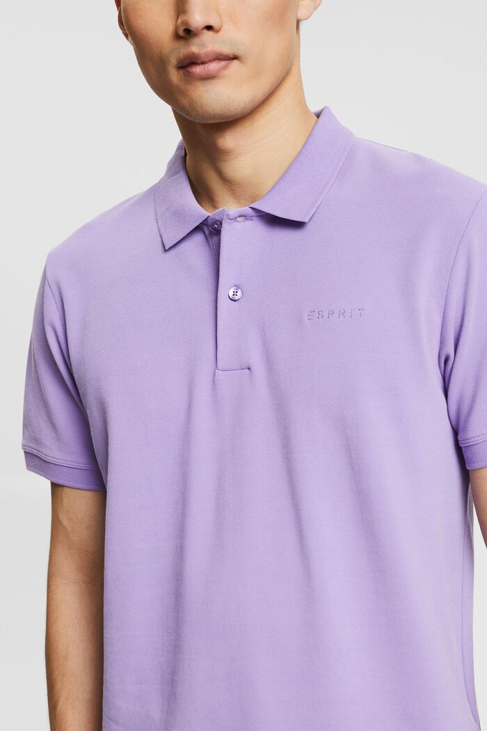 Polo shirt made of 100% pima cotton, LILAC, detail image number 1