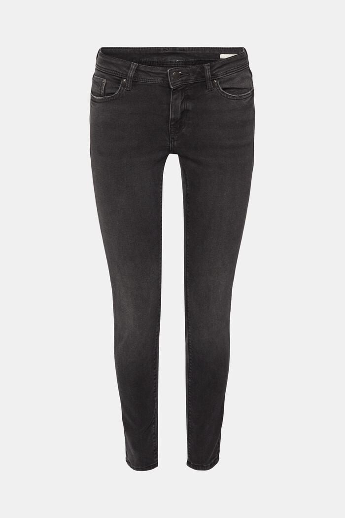 Skinny fit jeans, BLACK DARK WASHED, detail image number 2