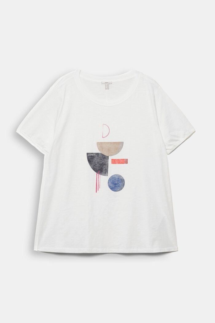 CURVY T-shirt with a print, organic cotton