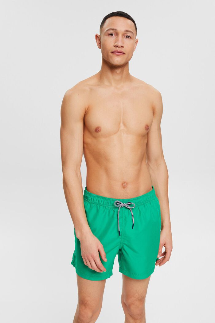 Lightweight swim shorts, GREEN, detail image number 0