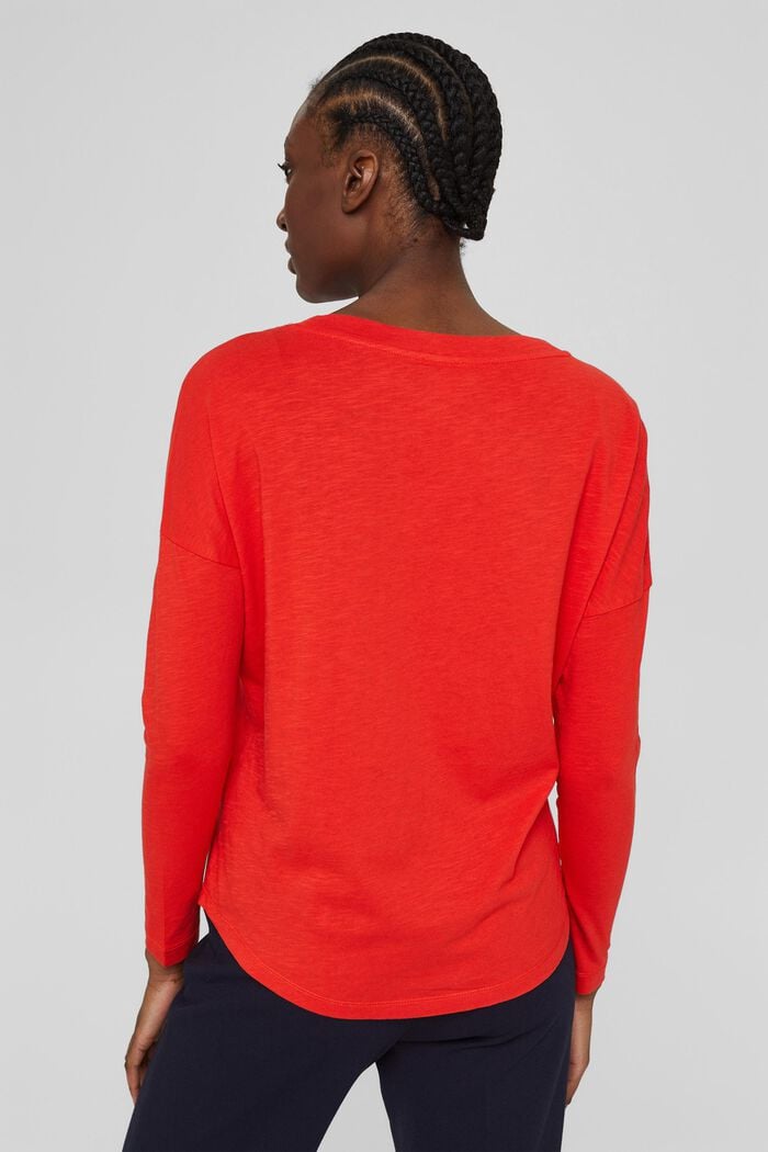 T-Shirts oversize, ORANGE RED, detail image number 3