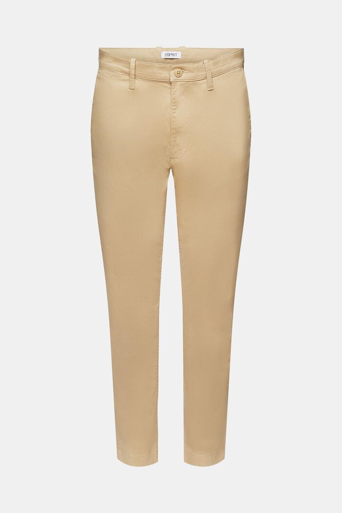 Slim-Leg Chino Pants, BEIGE, detail image number 7