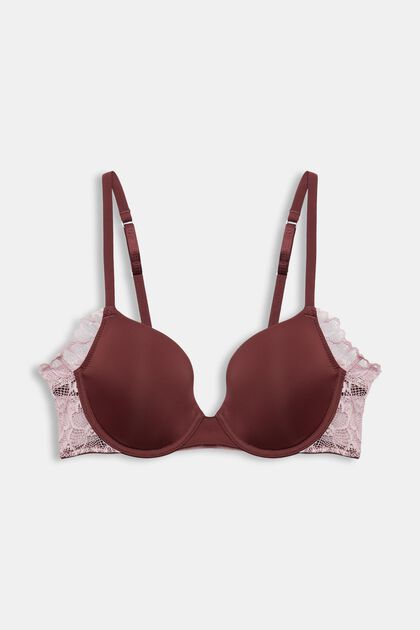 Padded Underwired Lace Bra