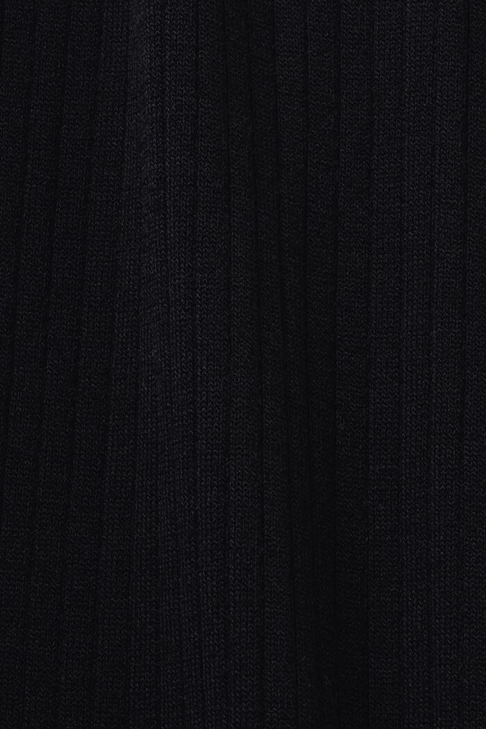 Knitted Mini Dress, BLACK, detail image number 5