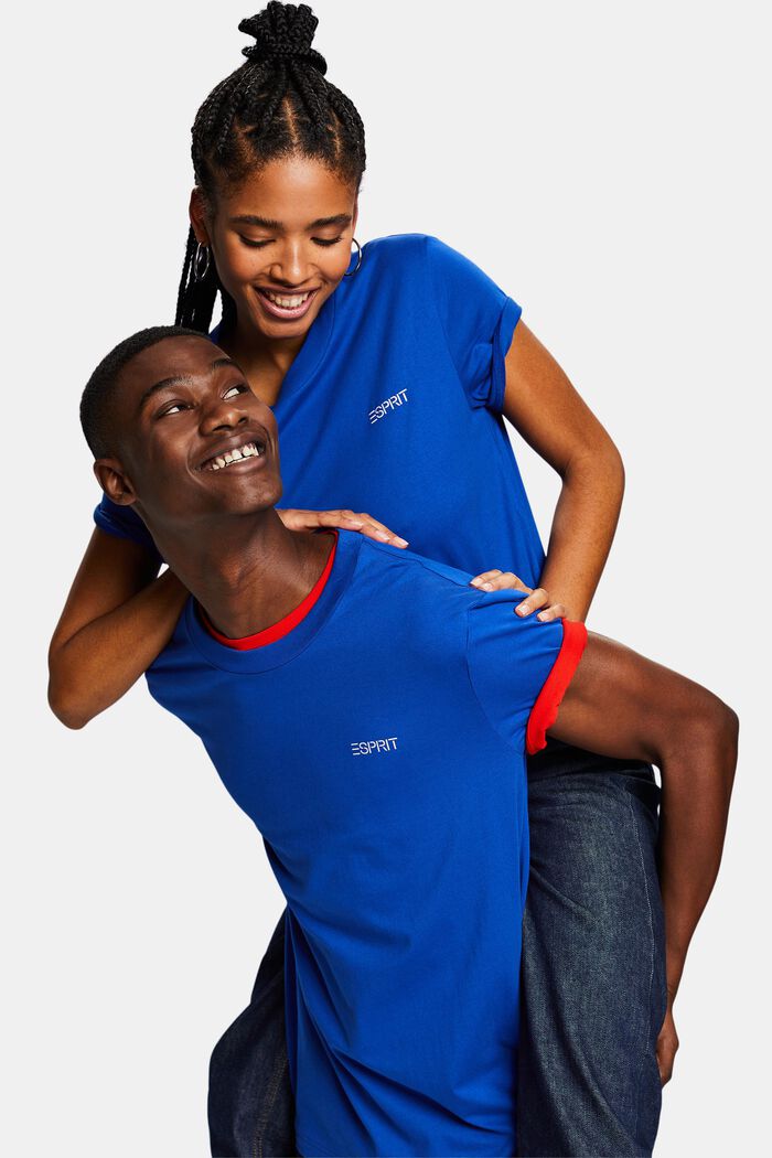 Unisex Logo T-Shirt, BRIGHT BLUE, detail image number 5