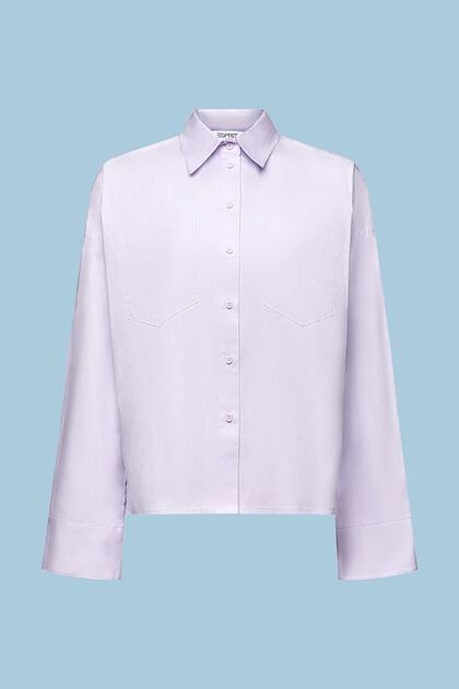 Cotton-Poplin Button-Down Shirt