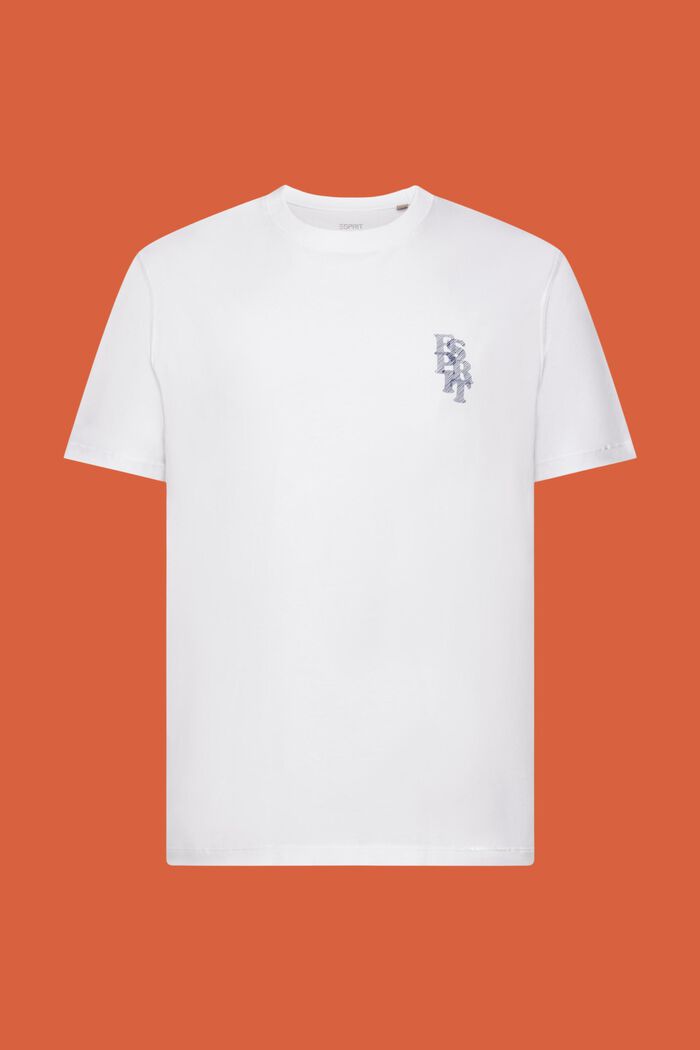 Logo t-shirt, 100% cotton, WHITE, detail image number 6
