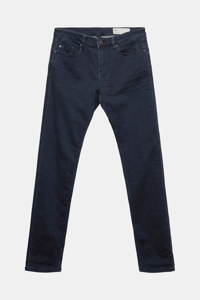 Stretch jeans made of blended organic cotton, BLUE RINSE, detail image number 1