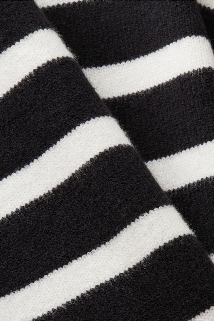 Long-Sleeve V-Neck Sweater, BLACK COLORWAY, detail image number 5