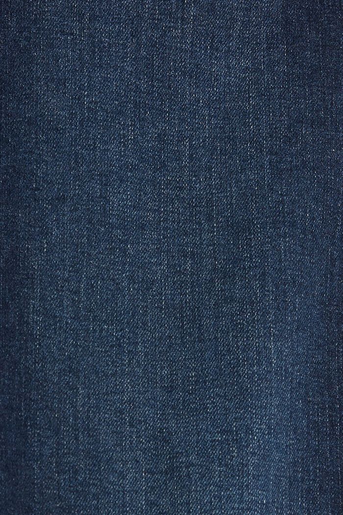 Stretch jeans made of organic cotton, BLUE DARK WASHED, detail image number 4