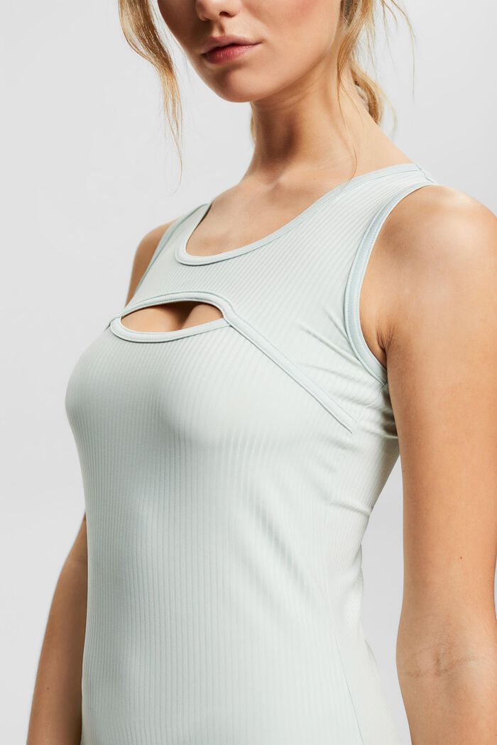 Top with a cut-out, PASTEL GREEN, detail image number 2