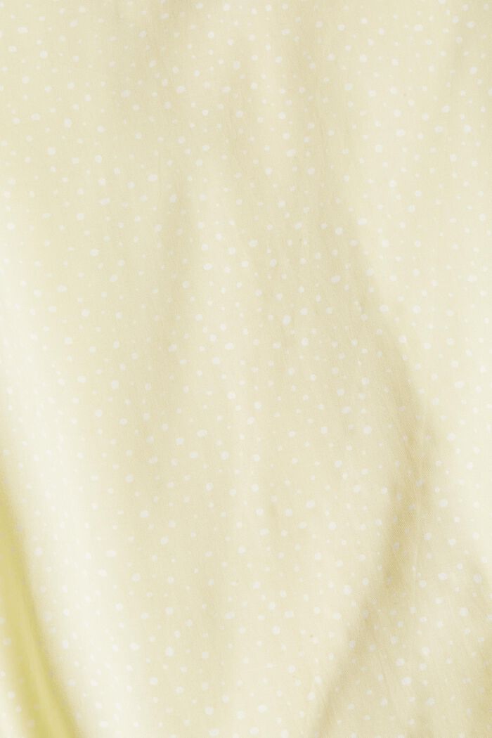 Print blouse with LENZING™ ECOVERO™, PASTEL YELLOW, detail image number 4