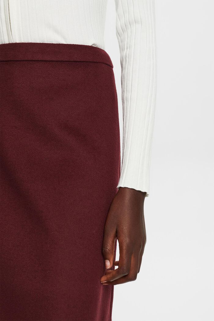 Mini Skirt, AUBERGINE, detail image number 2