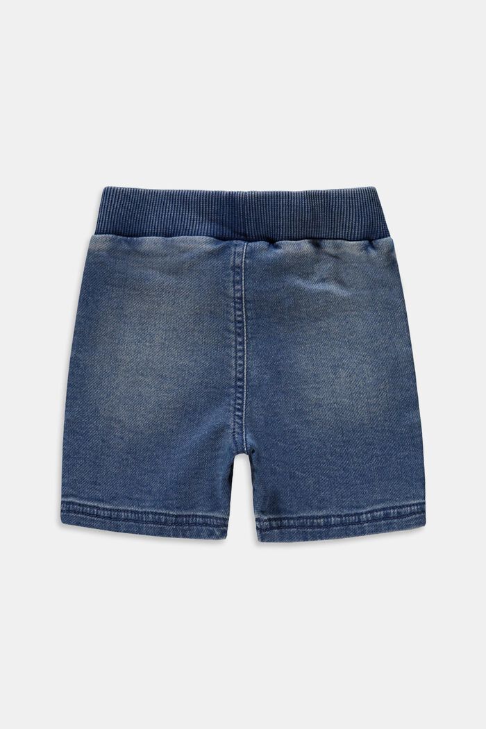 Shorts with a drawstring waistband, BLUE BLEACHED, detail image number 1