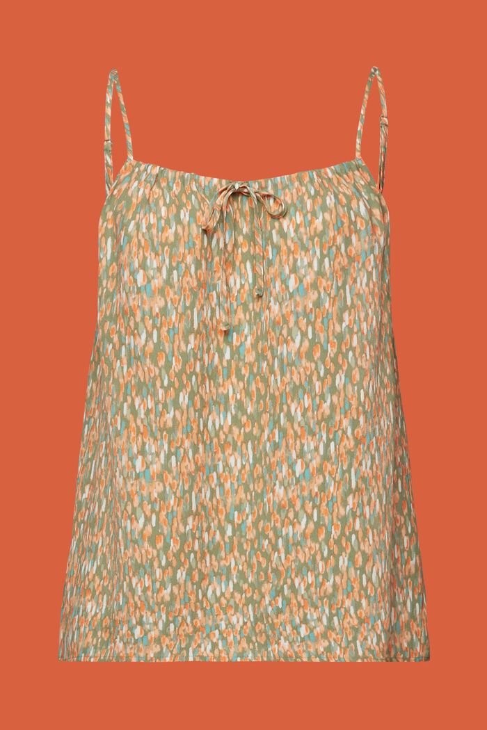 Strappy top with all-over print, PASTEL GREEN, detail image number 7